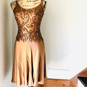 Carmen Marc Valvo Silk Dress Size 2